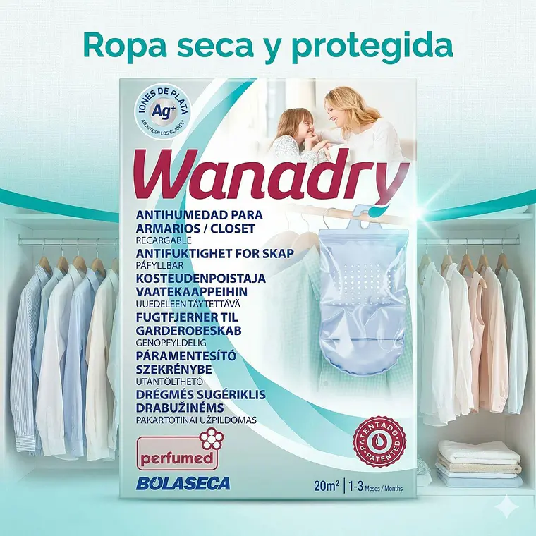 Sistema Antihumedad Bolaseca Wanadry Closets Y Armarios 450g 4