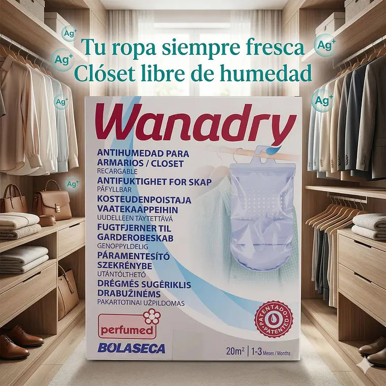 Sistema Antihumedad Bolaseca Wanadry Closets Y Armarios 450g 8
