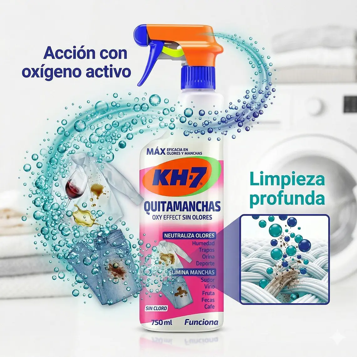 Quitamanchas Oxy Effect Kh7 750 Ml 3