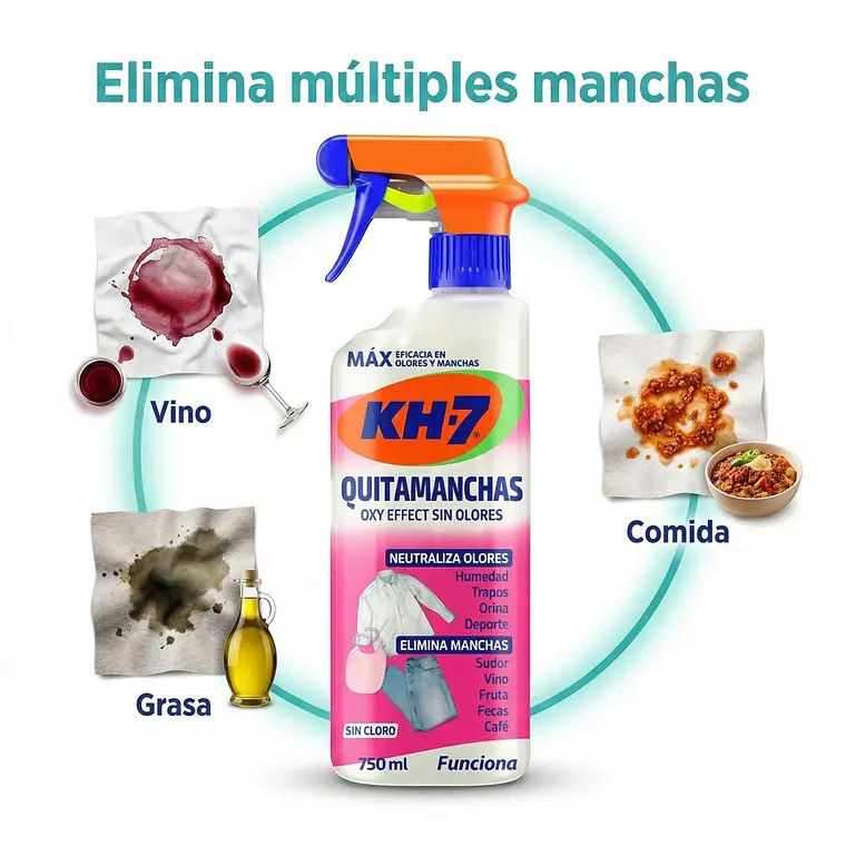 Quitamanchas Oxy Effect Kh7 750 Ml 6