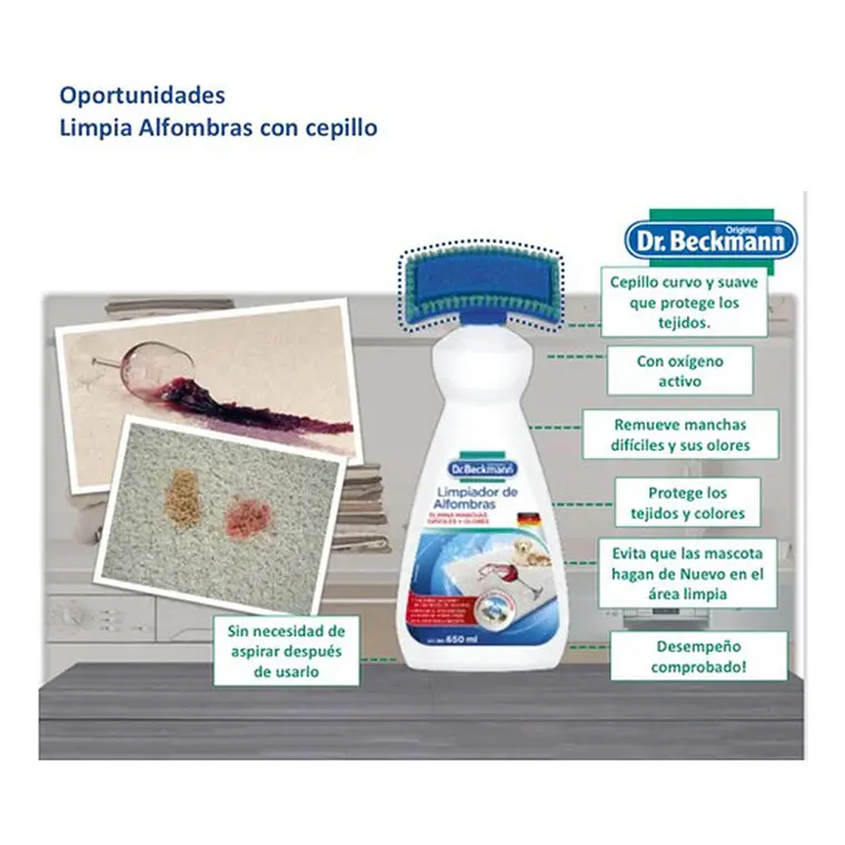 Quitamanchas Alfombras 650 Ml Dr. Beckmann 2