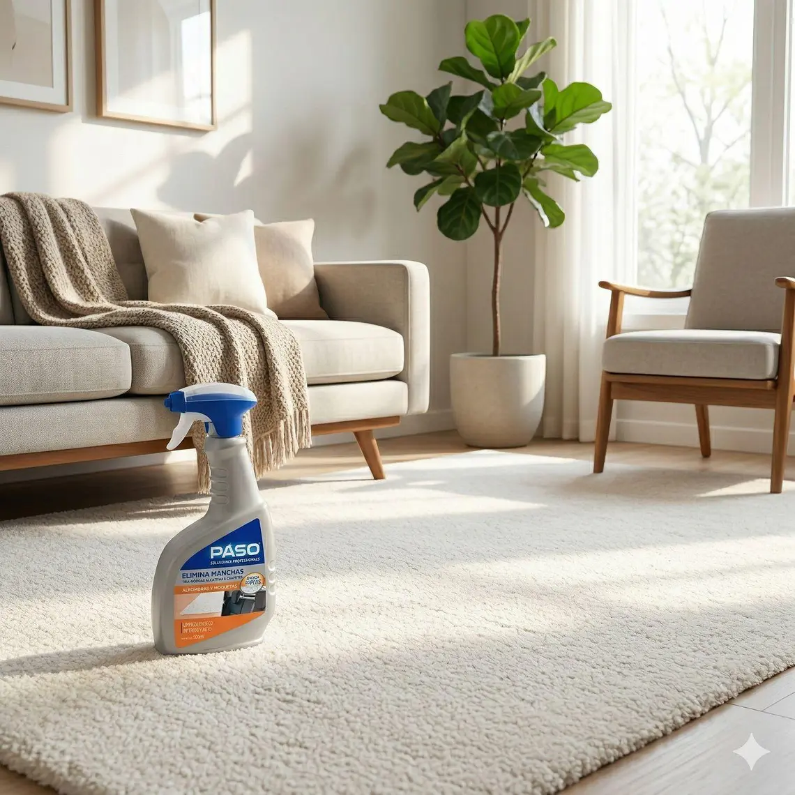 Quita Mancha Alfombras Y Tapices Paso Limpieza En Seco 500ml 6