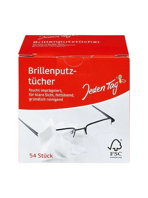 Paños Limpieza De Lentes Jeden Tag 54unid