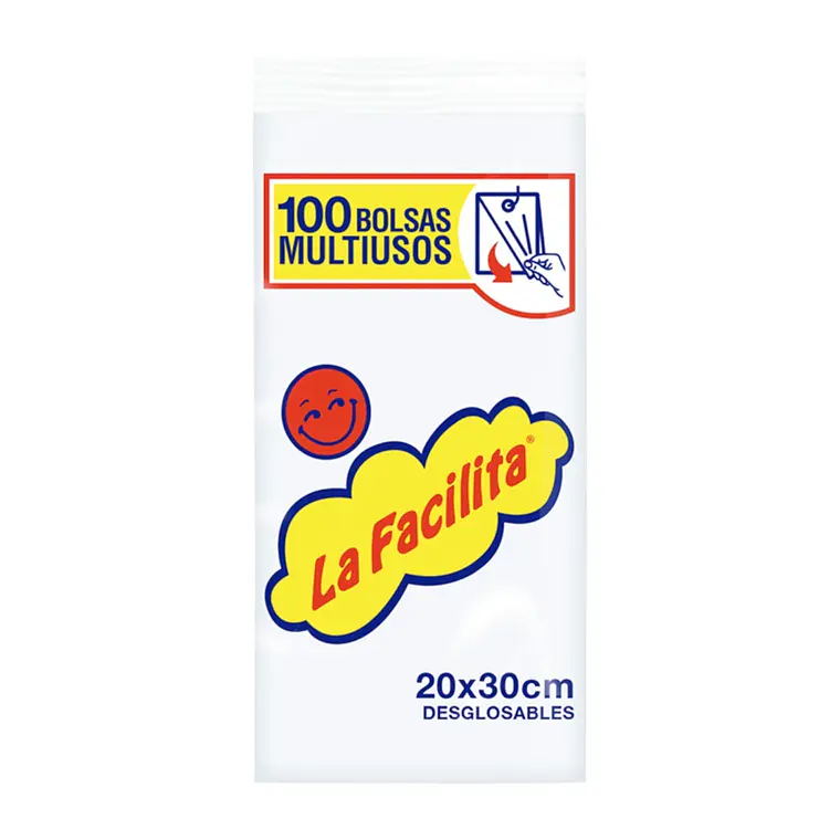 Bolsa Plástica Multiuso 100unid 20x30cm La Facilita 1