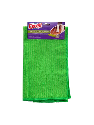 Trapero Microfibra Excell 50x60 cm Con Ojal Ultra Absorbente Para Piso