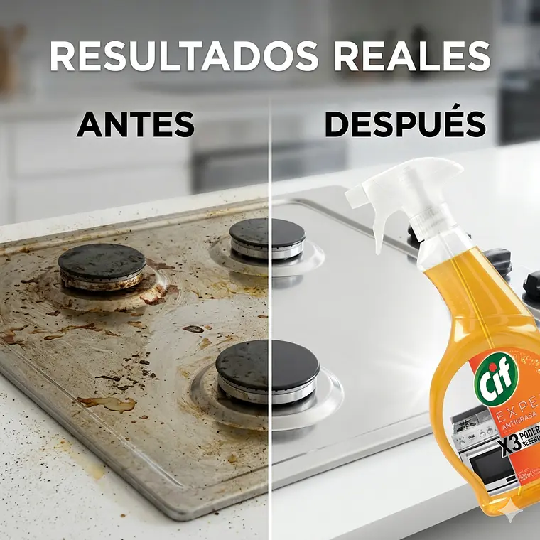 Cif Desengrasante Antigrasa Biodegradable Gatillo 500 Ml Cocina 3