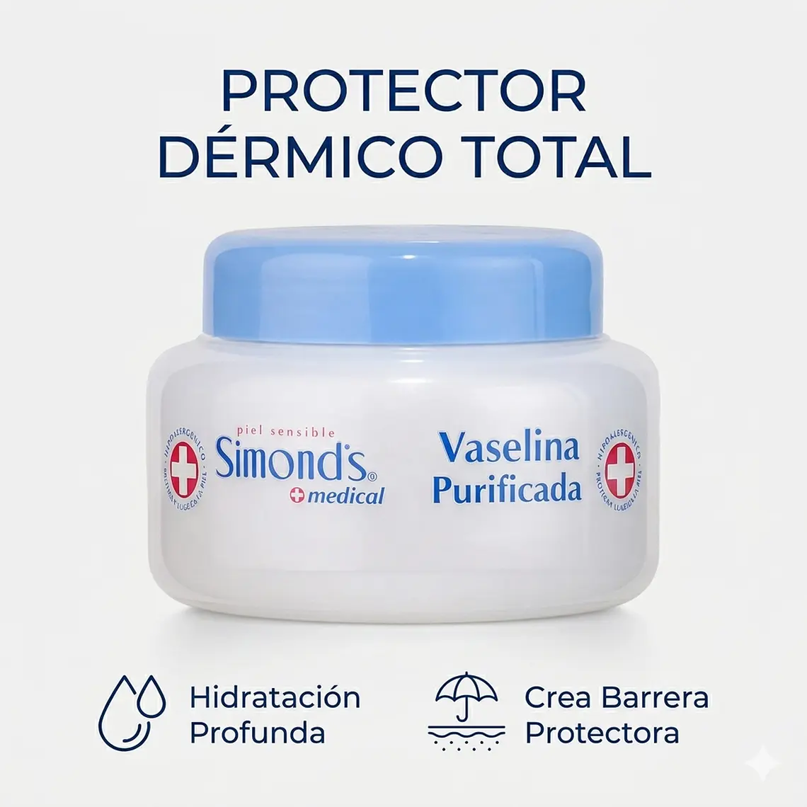 Vaselina Purificada Simonds Pote 110 Ml Protector Dérmico 2