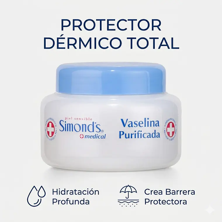 Vaselina Purificada Simonds Pote 110 Ml Protector Dérmico 2