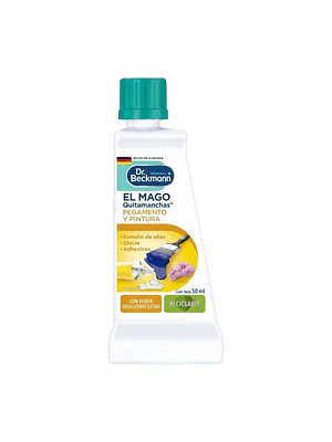 Quitamanchas Pegamento Y Pintura Dr Beckmann 50ml Ropa