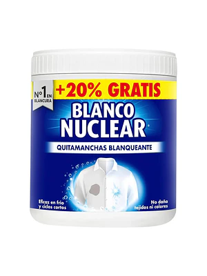 Quitamanchas Blanco Nuclear Polvo 450g + 100g
