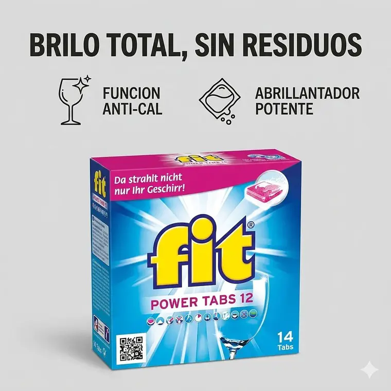 Lavavajillas Cápsulas Fit 14 Un Detergente Lavaplatos 2