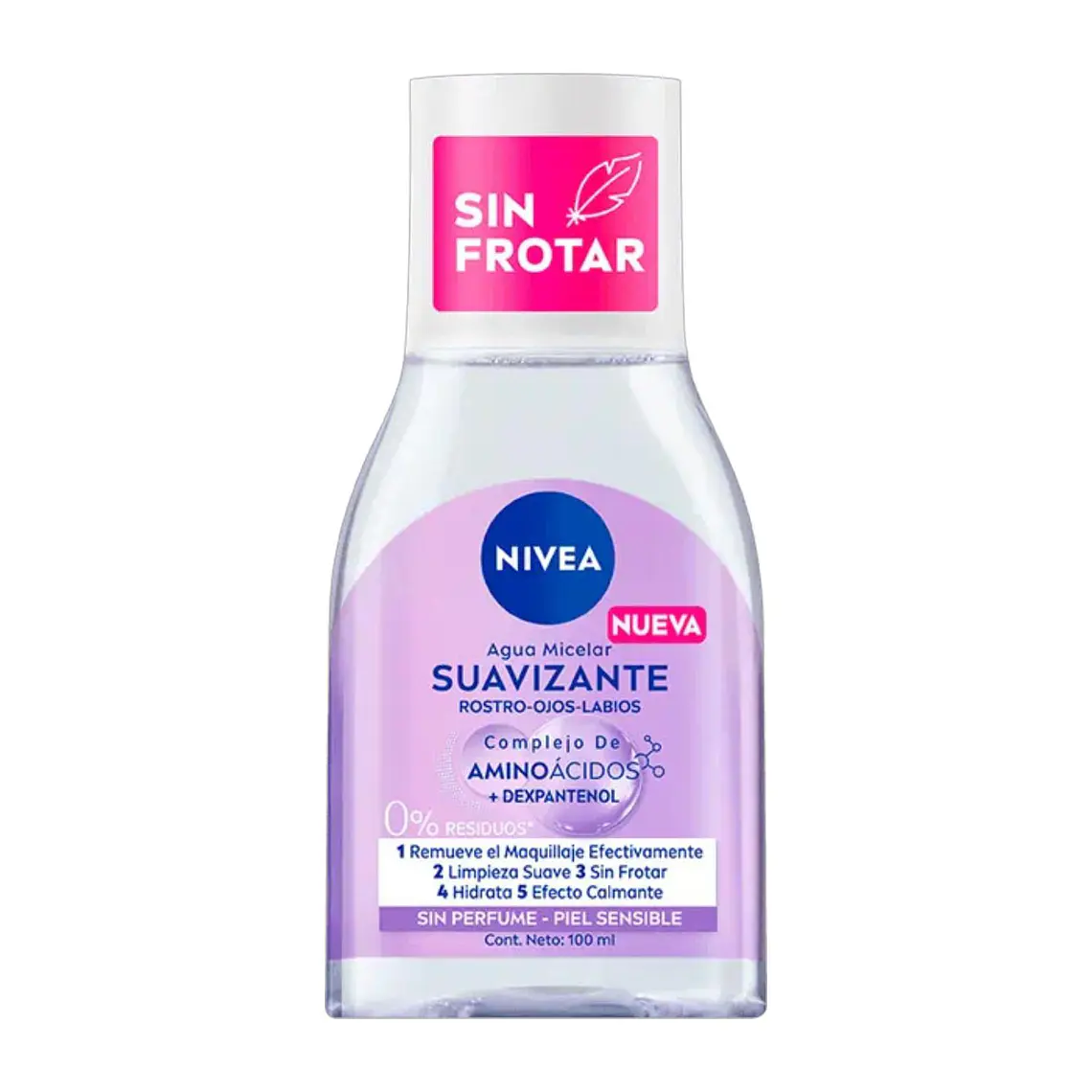 Agua Micelar Nivea Piel Sensible 100ml: Suavizante 3 en 1 1