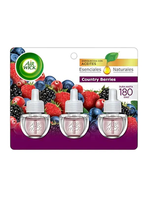 Recarga Desodorante Electrico Berries Airwick 3 Un