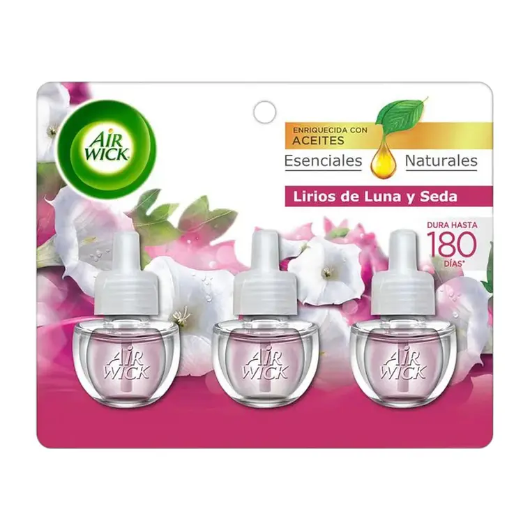 Pack 3 Recargas Air Wick Aroma Lirios de Luna 21ml 1