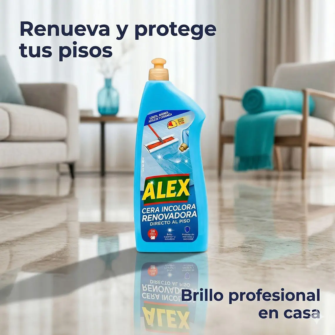 Cera Líquida Incolora Renovadora Alex 900cc 2