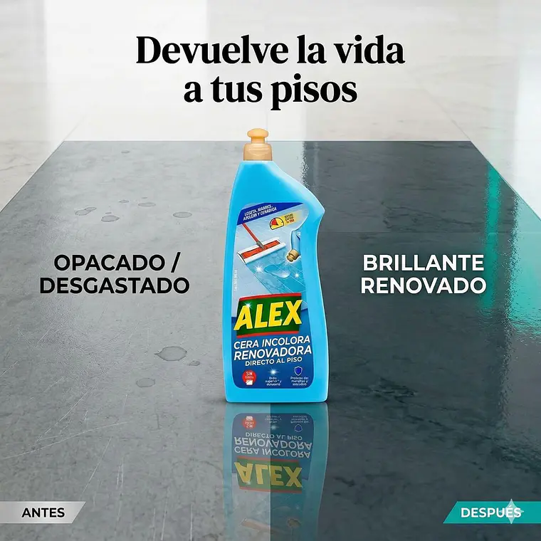 Cera Líquida Incolora Renovadora Alex 900cc 3