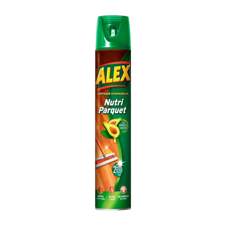 Alex Atrapa Polvo Limpieza Parquet Aerosol 750cc 1