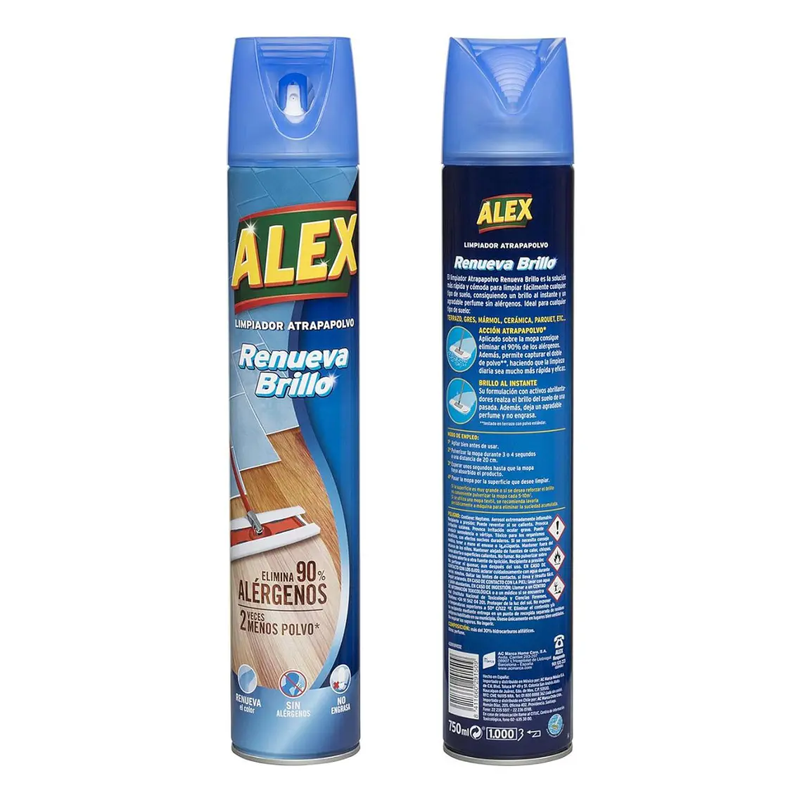 Alex AtrapaPolvo para Piso Cerámica y Mármol 750cc 2