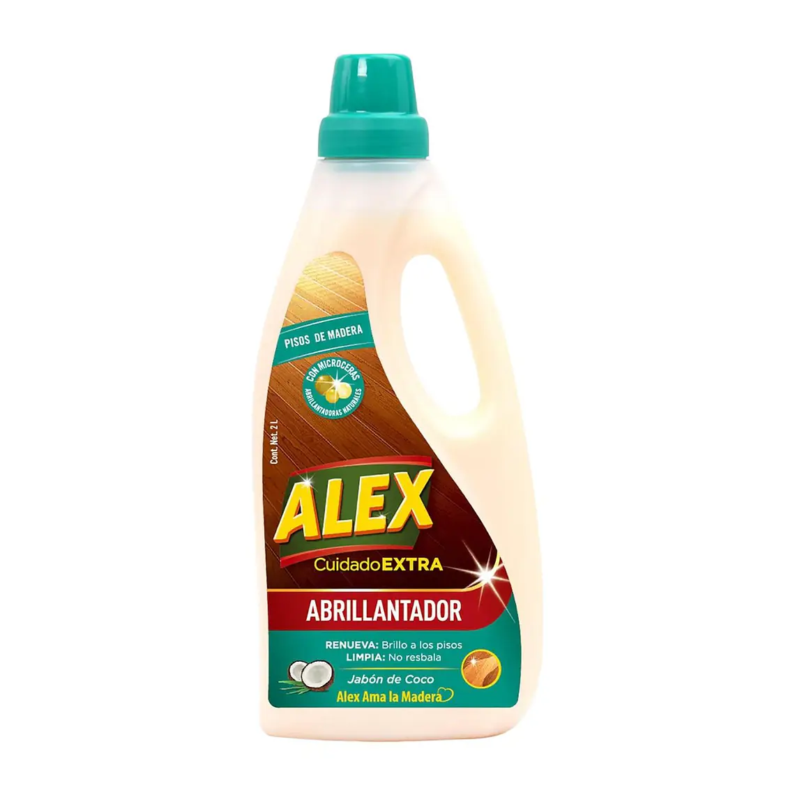 Alex Abrillantador Madera 2L Aroma Coco 1