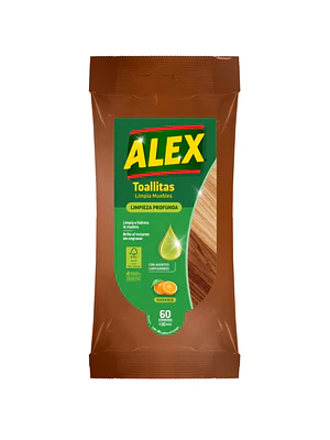 Toallitas Alex Renovadoras Para Muebles 30 Unid