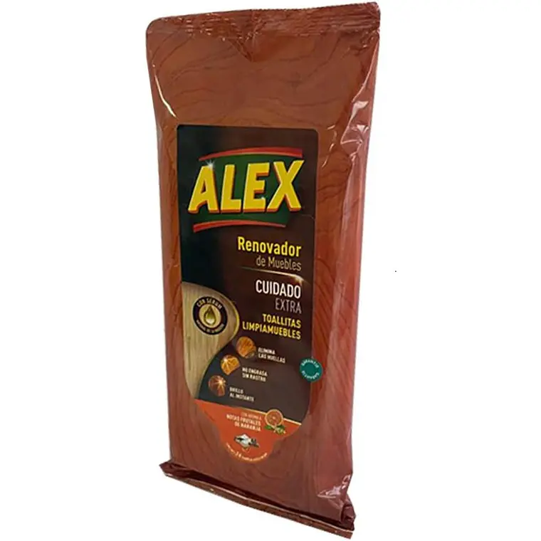 Toallitas Alex Renovadoras Para Muebles 30 Unid 3