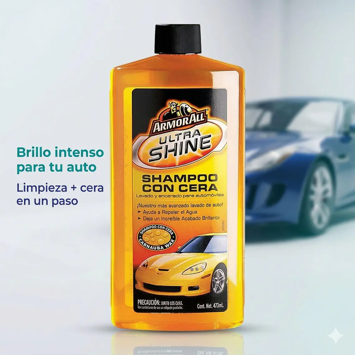 Armor All Shampoo Cera Auto Brillante 473 ml 3