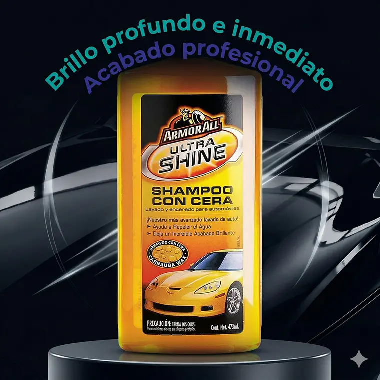 Armor All Shampoo Cera Auto Brillante 473 ml 4