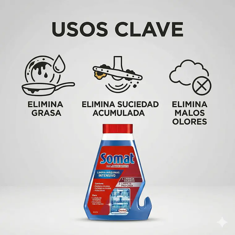 Limpiador Lavavajillas Somat 250 Ml 3