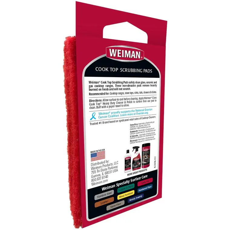 Esponja Vitrocerámica Weiman 3 Unidades 2