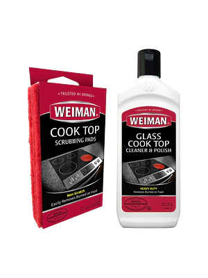 Limpiador Vitrocerámica Weiman 425ml + 3 Esponjas