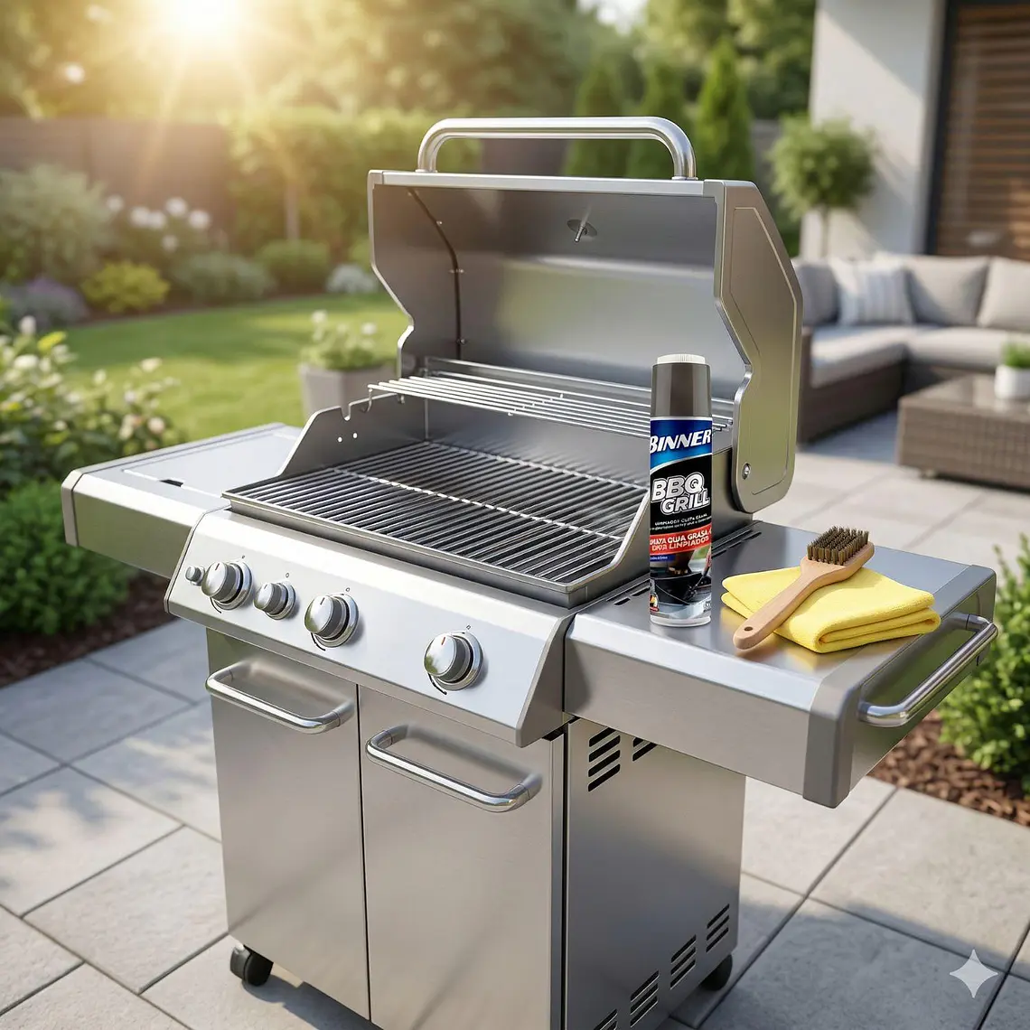 Limpiador Quita Grasa Bbq Grill Binner 600ml 8