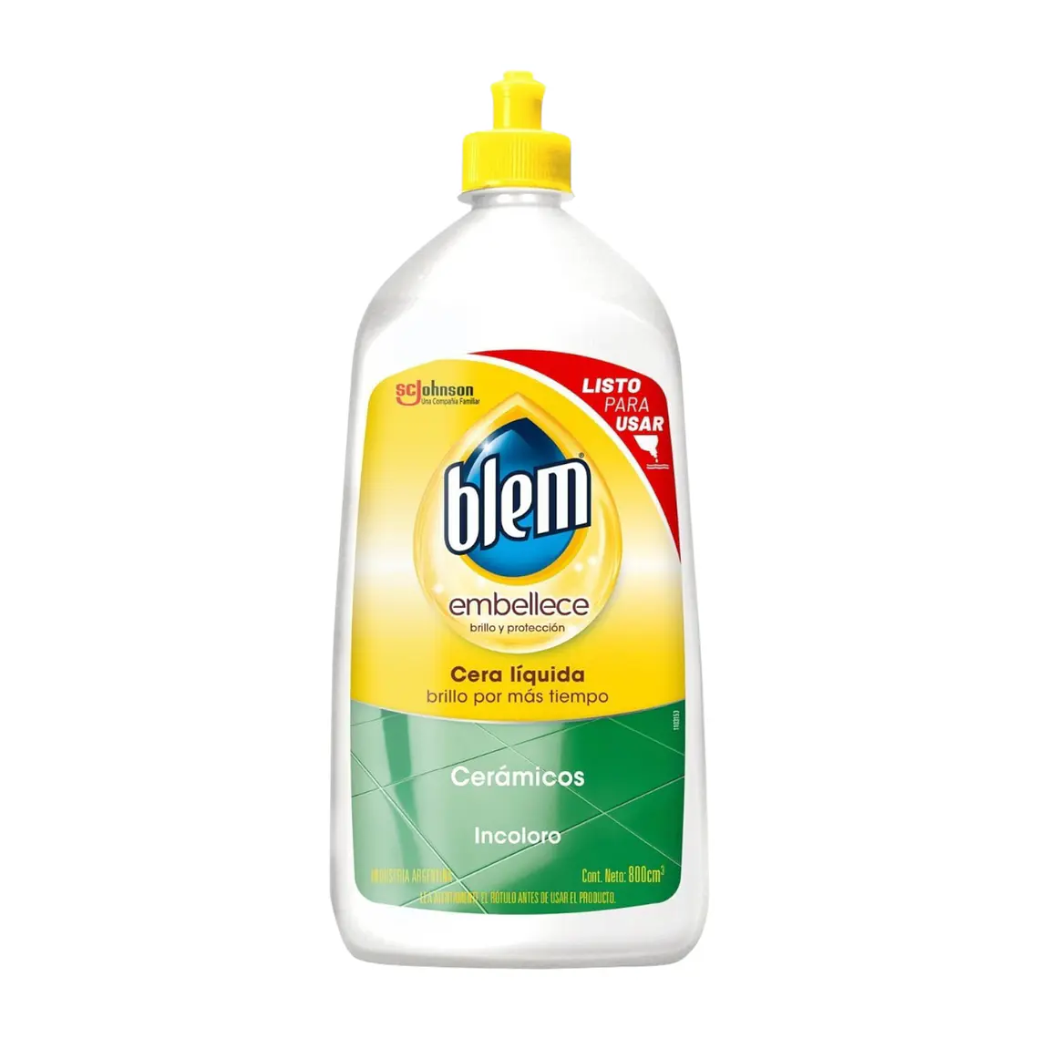Blem Cera Líquida Incolora para Cerámicos 800ml 1