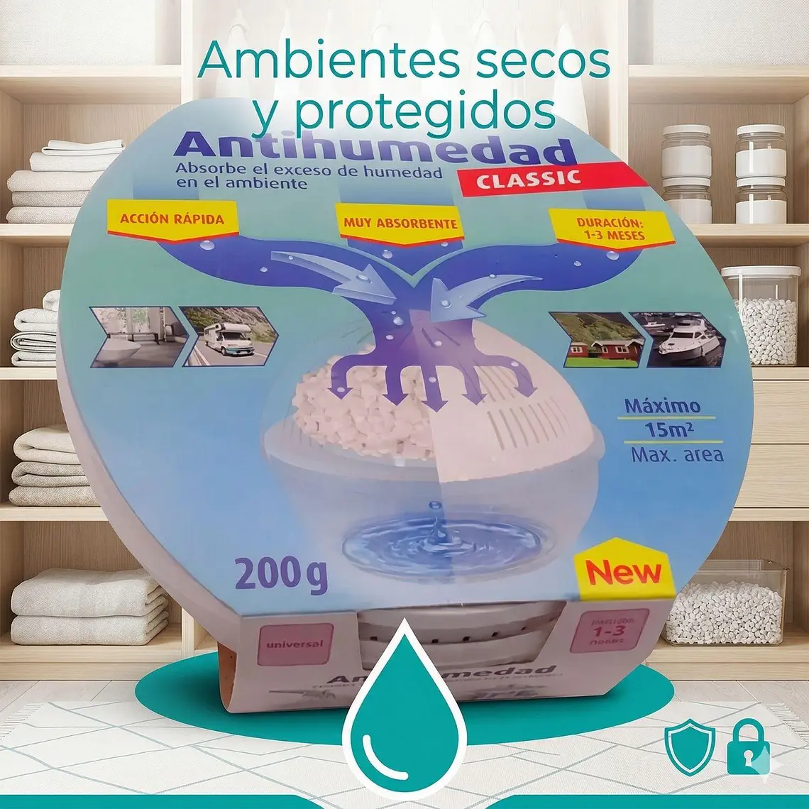 Sistema Antihumedad Bolaseca Con Su Recarga 200gr 7