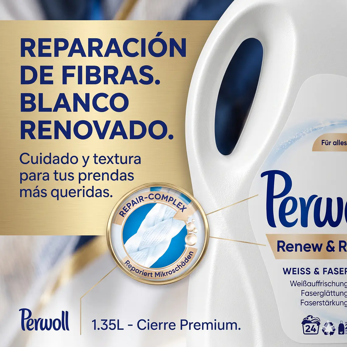 Detergente Ropa Blanca 1.35l 7