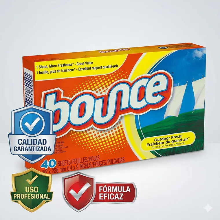 Toalla Antiarrugas Antiestatica Y Suavizante Bounce 34 Un 6