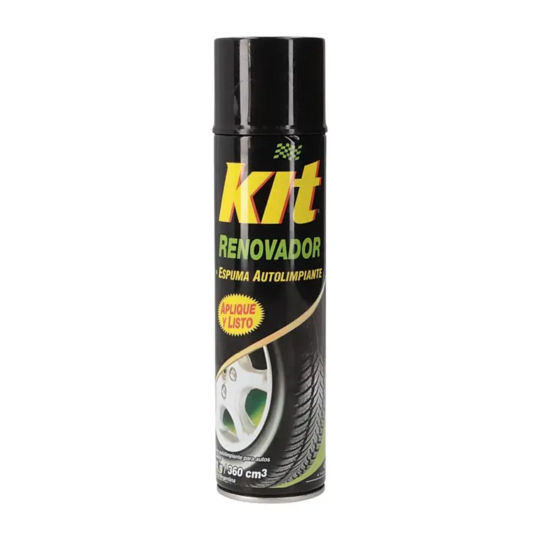 Renovador de Caucho y Neumáticos KIT Spray 360 ml 1