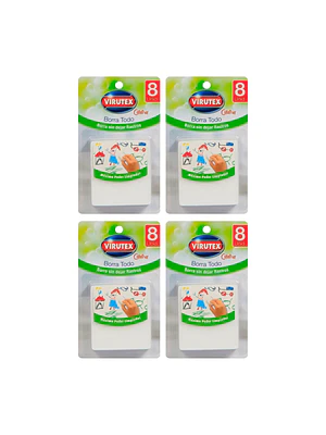 Esponjas Borra Todo Virutex 32 Unid: Pack Ahorro Limpieza