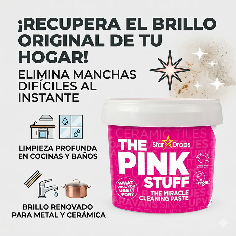 Limpiador Multiuso Pink Stuff 850gr 2