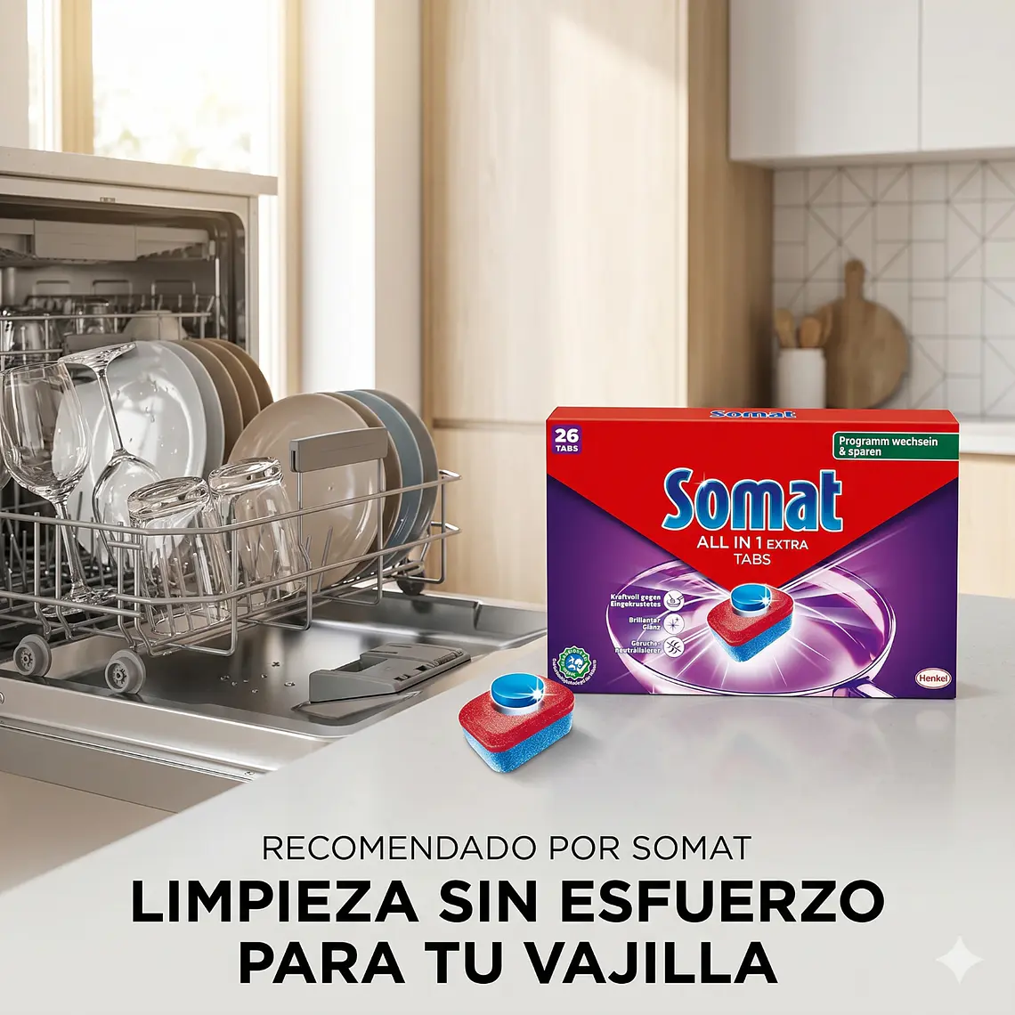 Pastillas Lavavajillas Somat 26 Unidades 7