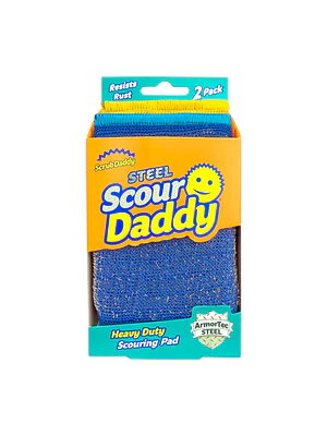 Esponja Acero Inoxidable Scour Daddy 2 Unid