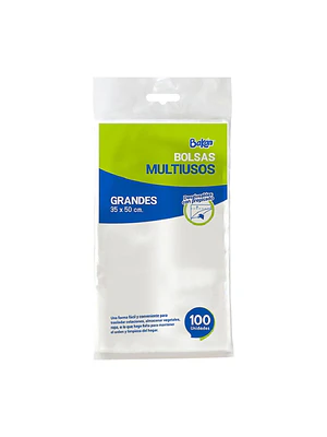 Bolsas Multiuso Bakan 35x50 Bolsa Taco Grande 100 Unidades