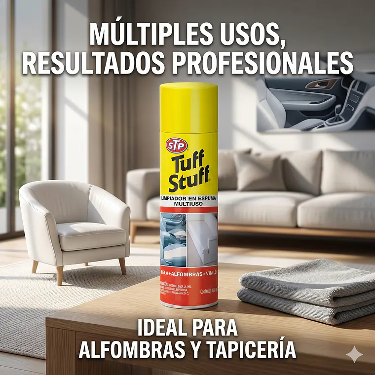 Limpiador En Espuma Tela, Alfombra, Vinilo 623gr 9