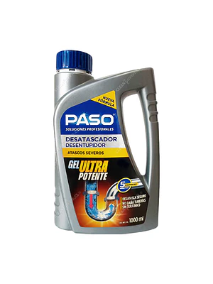 Destapa Desatasca Cañerias Atascos Severos Gel 1l