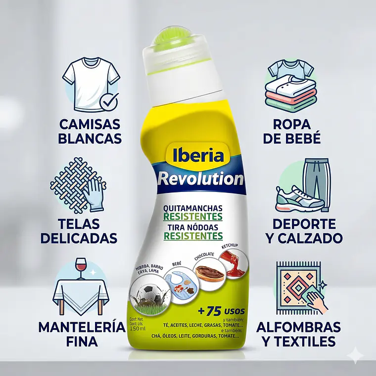 Quitamanchas Resistentes Iberia Revolution 150 Ml 3