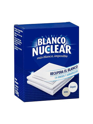Quitamanchas Blanco Nuclear Sobres 6×120 g