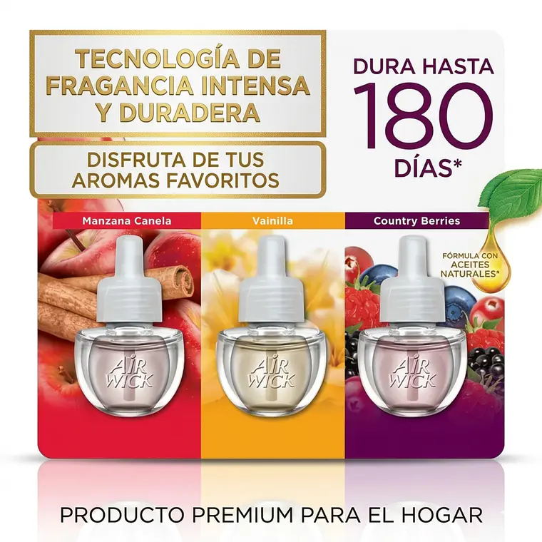 Desodorante Ambiental Eléctrico Repuesto Surtido 3x21ml 7
