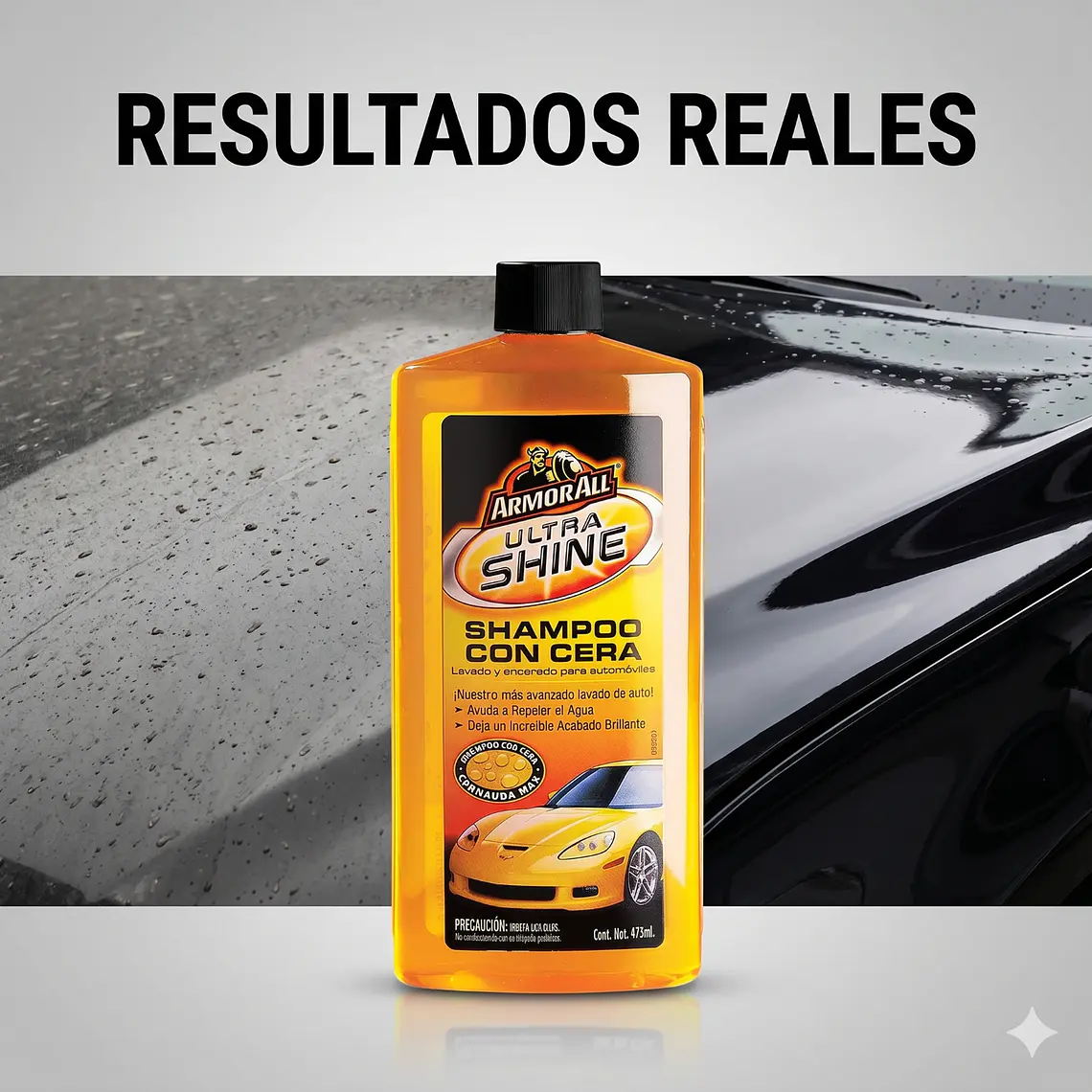 Armor All Shampoo Cera Auto Brillante 473 ml 6