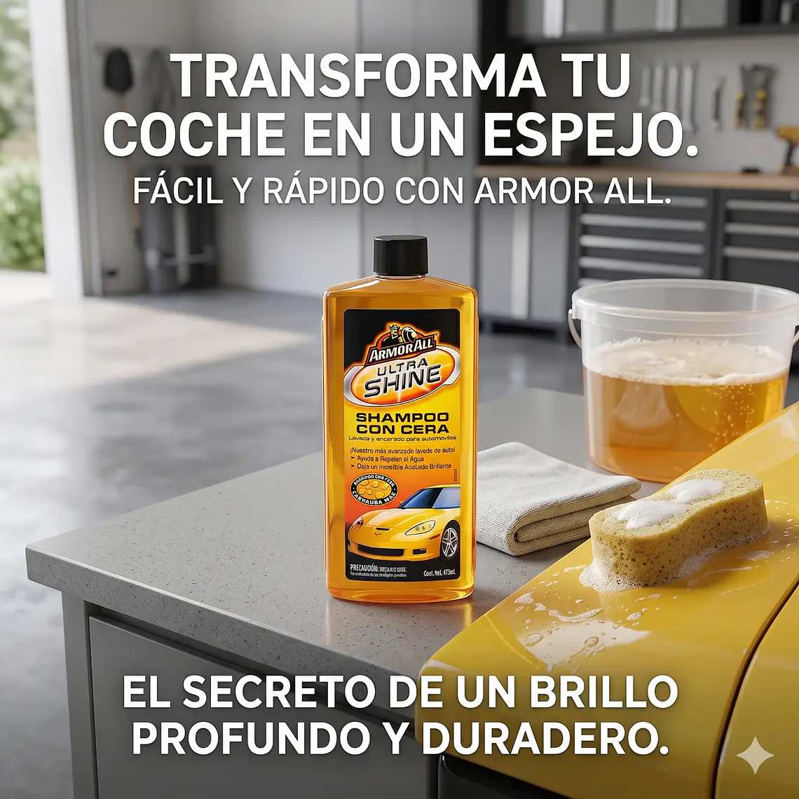 Armor All Shampoo Cera Auto Brillante 473 ml 7