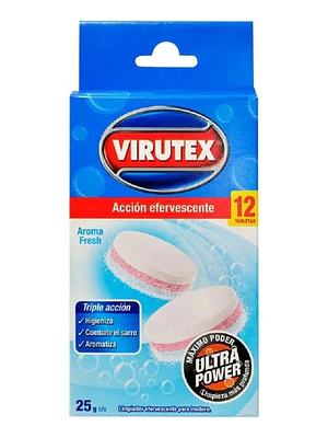 Pastillas Virutex para Inodoro Aroma Fresh - Pack 12 unid