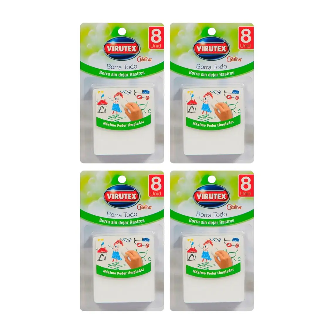 Esponjas Borra Todo Virutex 32 Unid: Pack Ahorro Limpieza 1
